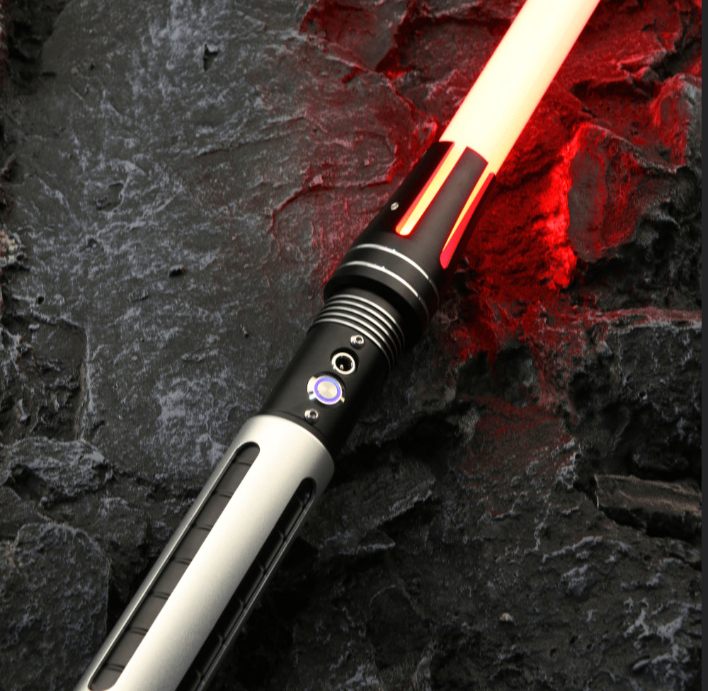 E23 SN-PIXEL Heavy Dueling with 1 Inch Blade Blaster Lock up Waving Sound Color Change Lightsaber