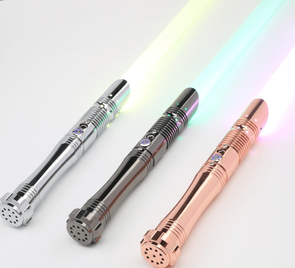 E07 RGB Metal Hilt FOC Electroplated 6-set Sound Founts Heavy Dueling Lightsaber
