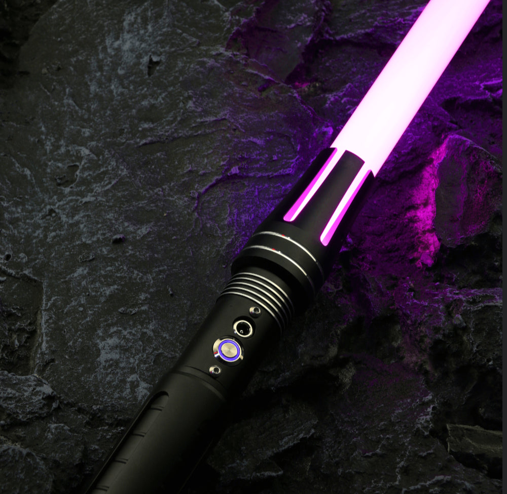E23 SN-PIXEL Heavy Dueling with 1 Inch Blade Blaster Lock up Waving Sound Color Change Lightsaber