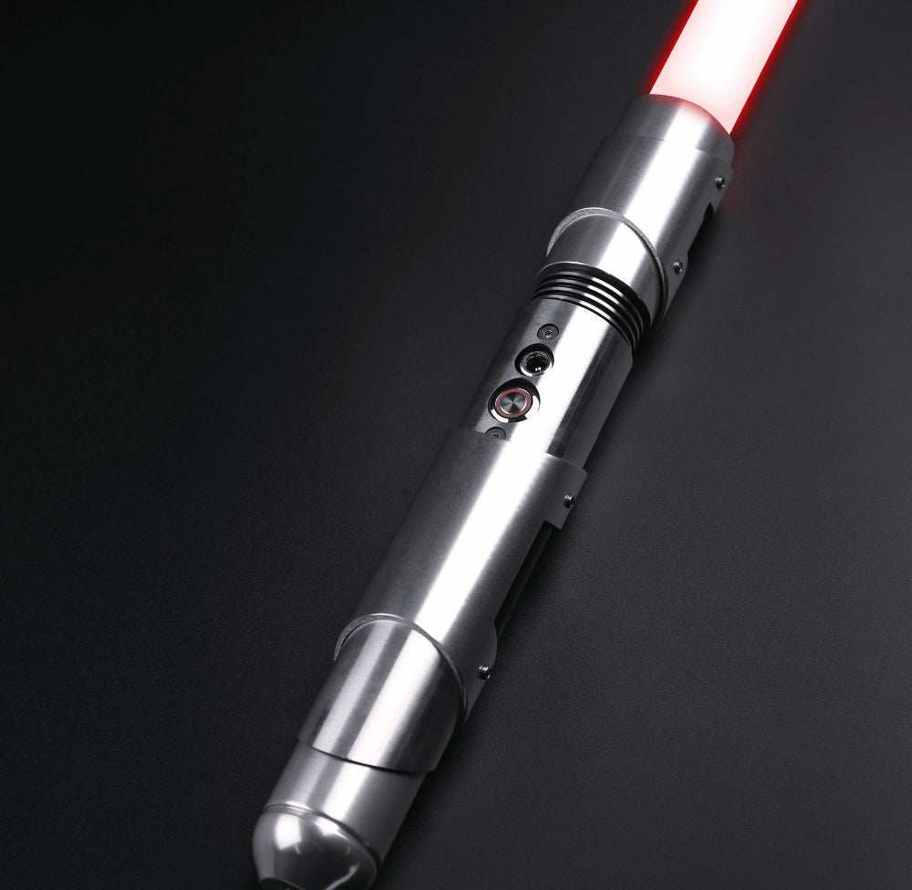 Q-bullet Heavy Dueling Force FOC Metal Hilt Smooth Swing 12 Colors 10 Soundfonts Blaster Lightsaber