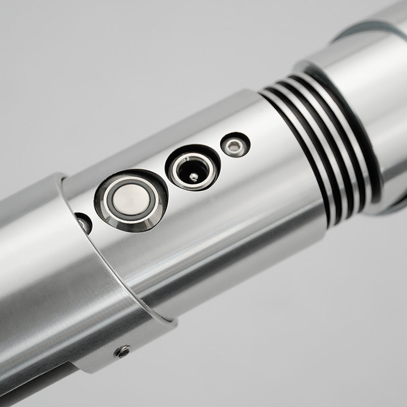 Q-bullet Heavy Dueling Force FOC Metal Hilt Smooth Swing 12 Colors 10 Soundfonts Blaster Lightsaber