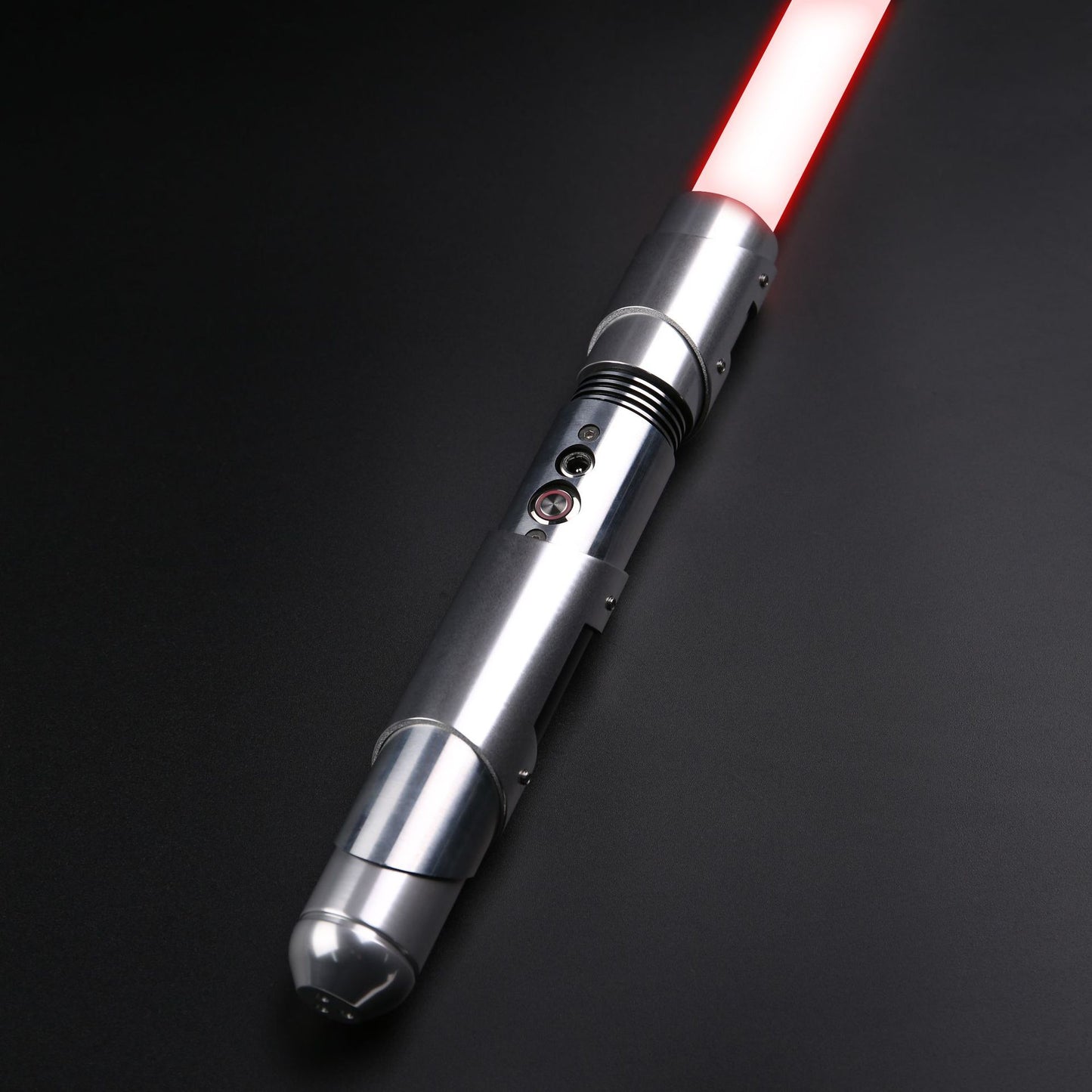 Q-bullet Heavy Dueling Force FOC Metal Hilt Smooth Swing 12 Colors 10 Soundfonts Blaster Lightsaber