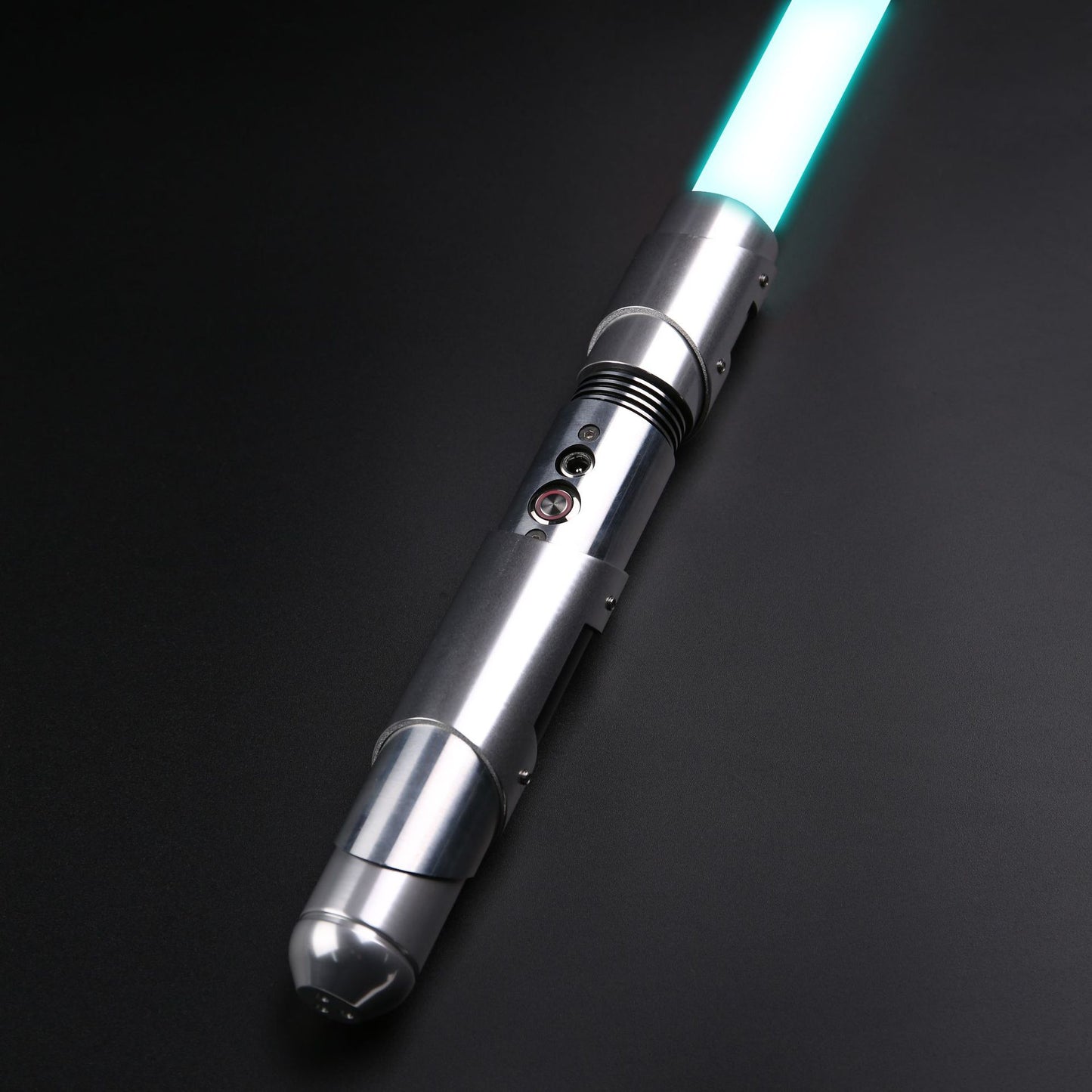Q-bullet Heavy Dueling Force FOC Metal Hilt Smooth Swing 12 Colors 10 Soundfonts Blaster Lightsaber