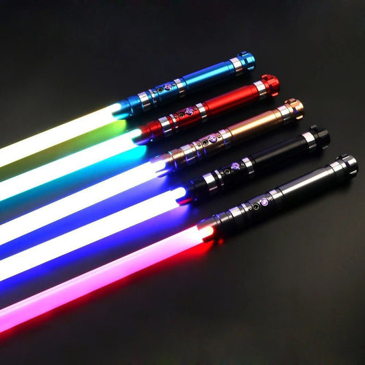 E05 Heavy Dueling SN-pixel 16 Soundfonts 12 Colors Light Effects Change Metal Hilt Force Lightsaber
