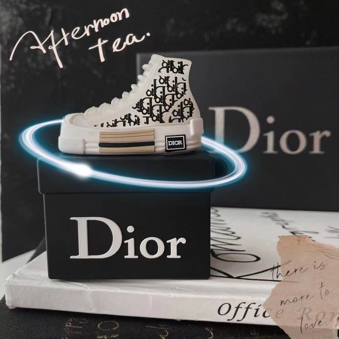 3D Luxury Designers Shoe Box Design Airpods Case with Clip