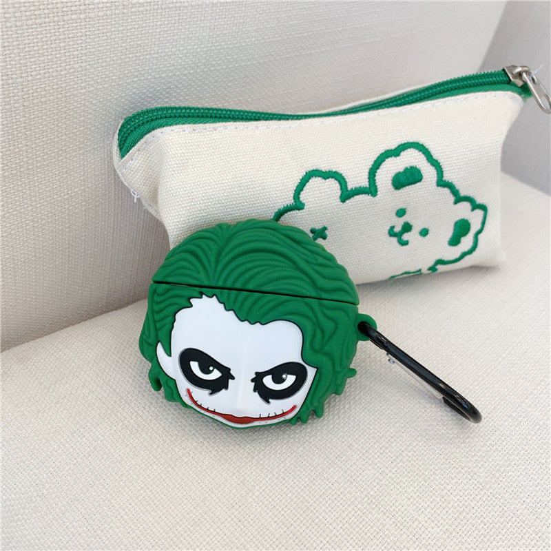 3D Cool Cartoon Joker Design Airpods Case