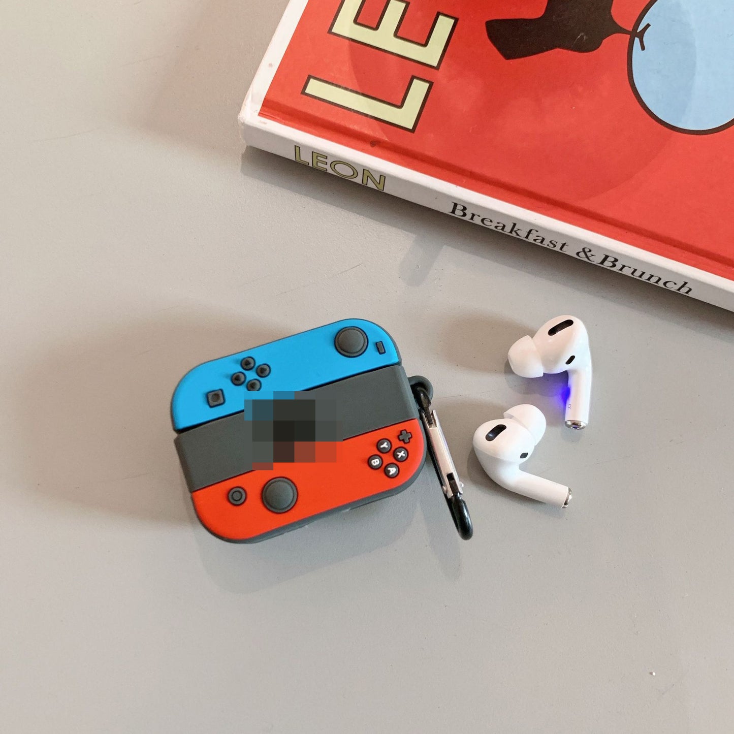 Switch Gamepad Design Keychain Airpods Case