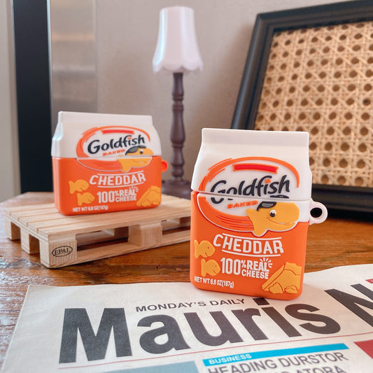 Goldfish Cheddar Biscuit Design Airpods Case