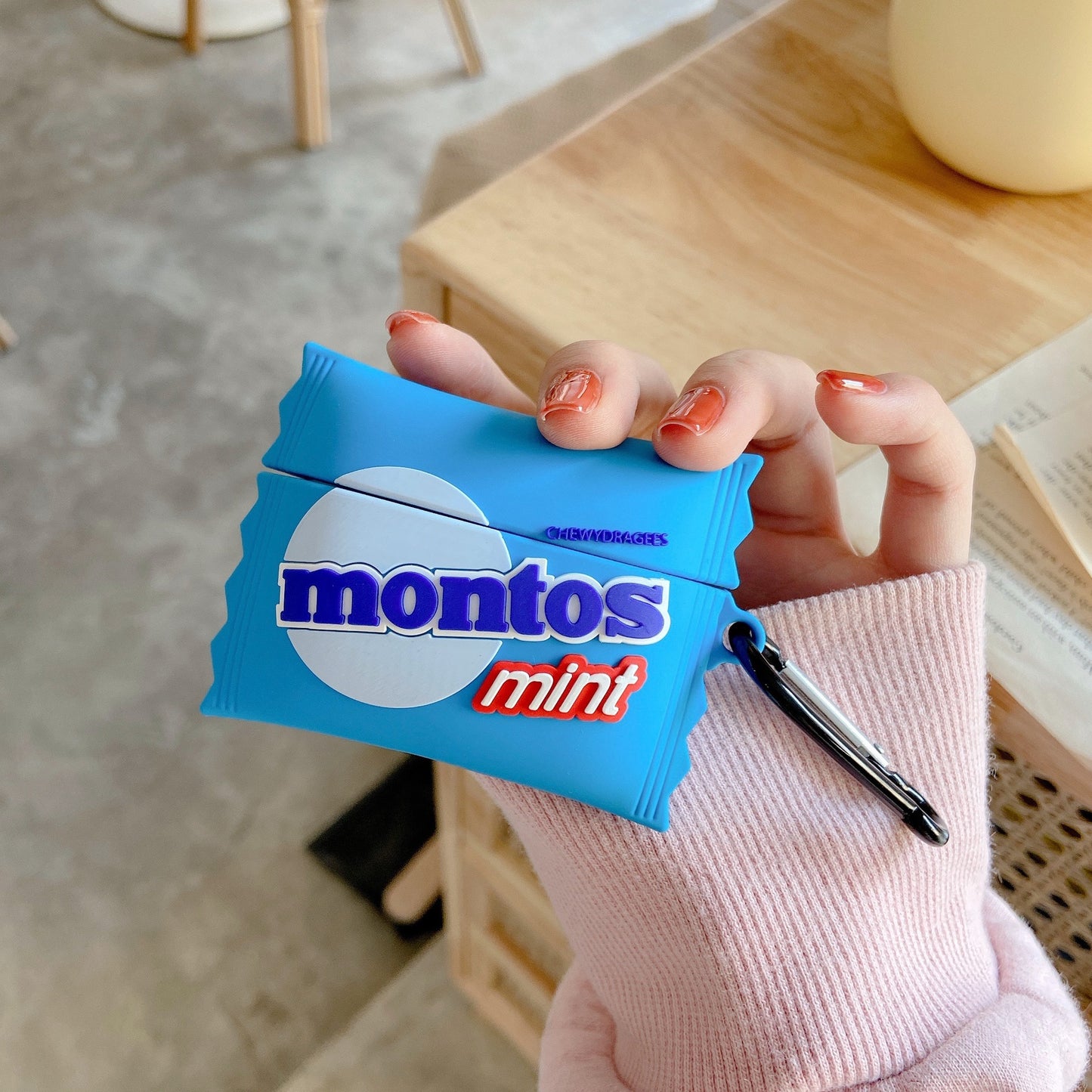 3D Cartoon Mentos Mint Design Airpods Case