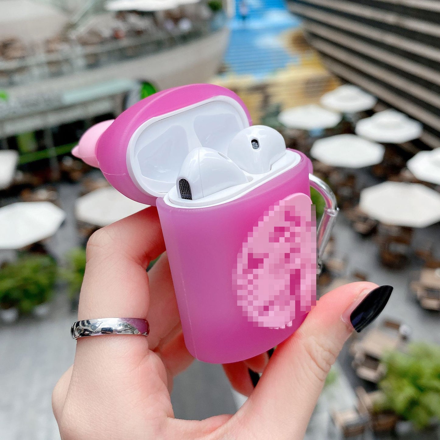 Discolor Water Bottle Design Airpods Case