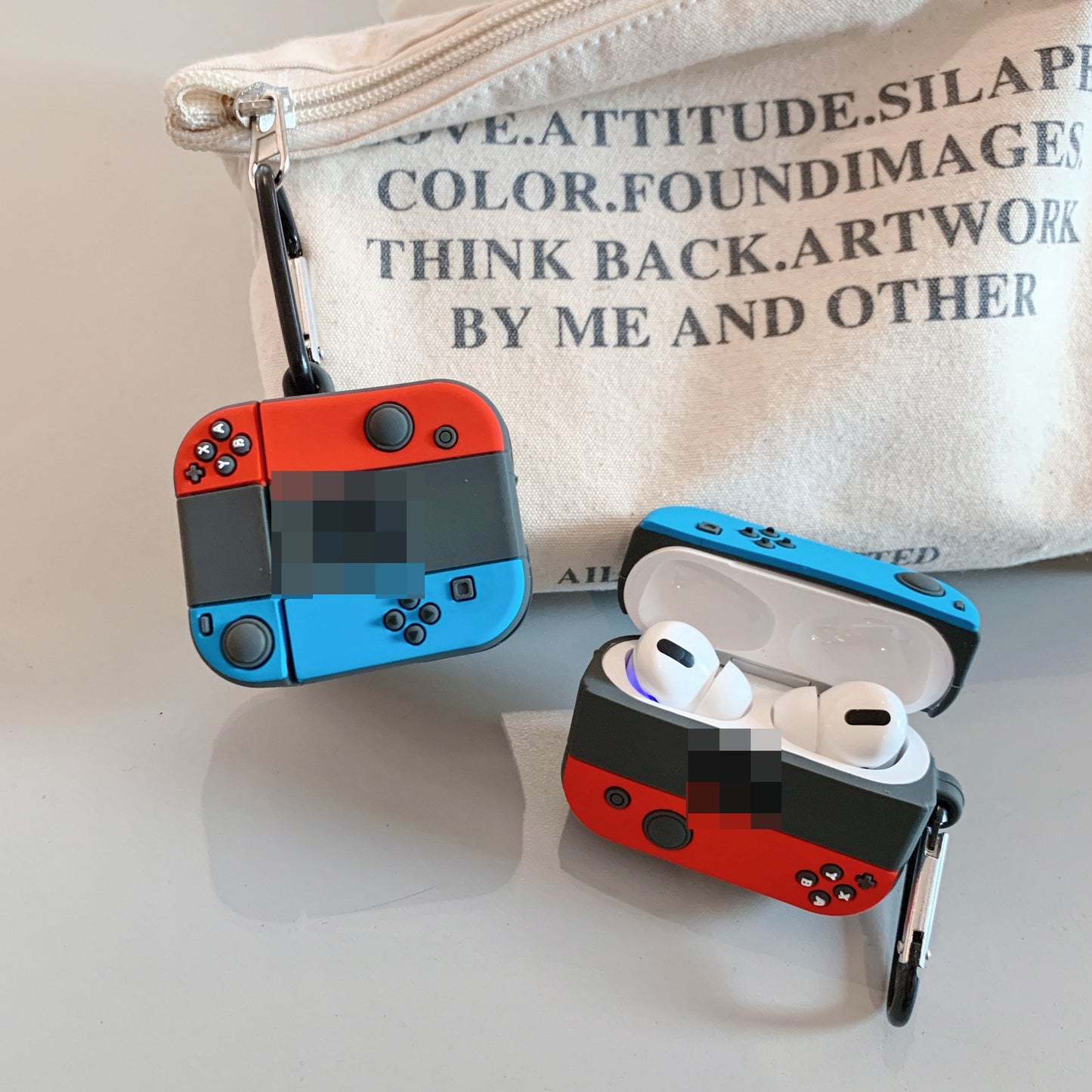 Switch Gamepad Design Keychain Airpods Case