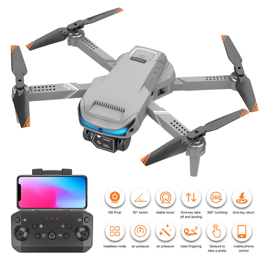 XT9 WiFi FPV with 4KHD Dual Camera Altitude Hold Mode Foldable RC Drone