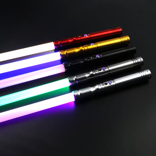 TS013 Heavy Dueling FOC Metal Handle Lightsaber Force FX 12 Colors 6 Sound Fonts Blaster Lock-Up Light Sword