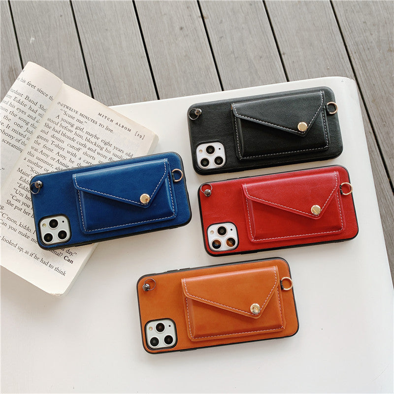 Leather Wallet Card Slot Phone Case