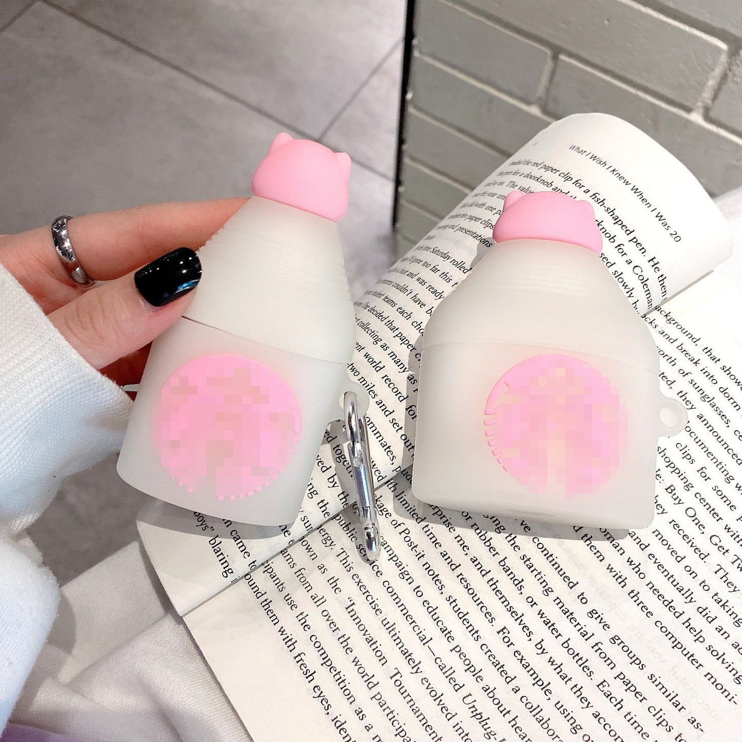 Discolor Water Bottle Design Airpods Case