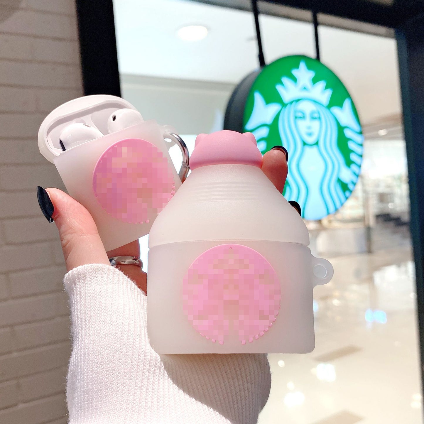 Discolor Water Bottle Design Airpods Case