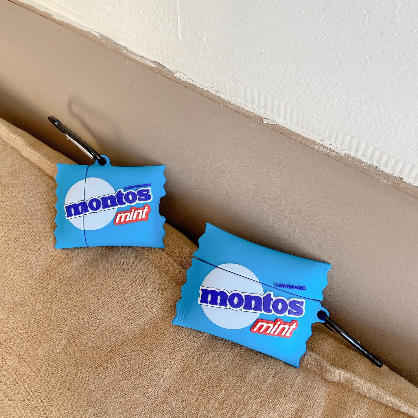 3D Cartoon Mentos Mint Design Airpods Case