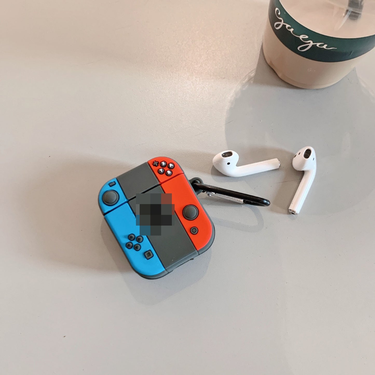 Switch Gamepad Design Keychain Airpods Case